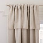 European Flax Linen Valance Curtain