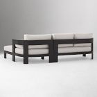 Caldera Aluminum Outdoor 2-Piece Chaise Sectional (105")