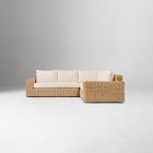 Westport Wicker Outdoor 3-Piece L-Shaped Sectional (108")