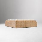 Westport Wicker Outdoor 3-Piece L-Shaped Sectional (108")