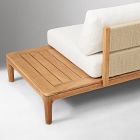 Catalina Outdoor Reversible Armless Sofa w/ Table (77")