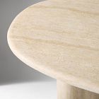 Menorca Faux Travertine Outdoor Oval Dining Table (86")