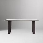Portside Aluminum Outdoor Concrete Dining Table (72")