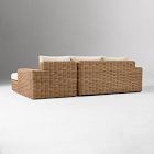 Westport Wicker Outdoor 2-Piece Chaise Sectional (105")