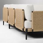 Ventura Aluminum Outdoor 3-Piece L-Shaped Sectional (102")