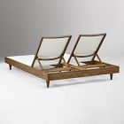 Portside Outdoor Textilene Double Chaise Lounge