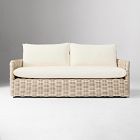 Westport Wicker Slim Profile Outdoor Sofa (68"&ndash;85")