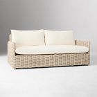 Westport Wicker Slim Profile Outdoor Sofa (68"&ndash;85")