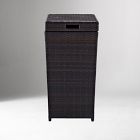 Palm Harbor Outdoor Wicker Trash Can