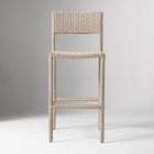 Westport Wicker Outdoor Slim Profile Bar Stool