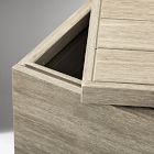 Volume Outdoor Square Storage Side Table (26")