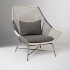 Huron Outdoor Lounge Chair &amp; Ottoman Set