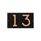 Floating Horizontal Number Sign