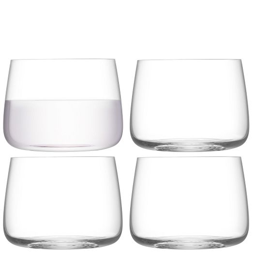 Metropolitan Stemless Wine Glasses (Set of 4) by West Elm