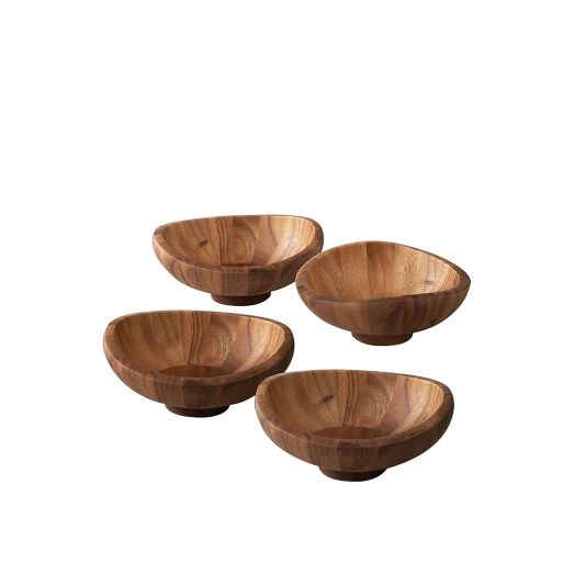 Nambe Butterfly Salad Bowls (Set of 4) by West Elm