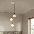 Tala Triple Pendant w/ Voronoi Bulb (20")