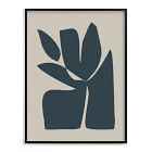 Blue Sculpt Framed Wall Art by Minted for West Elm