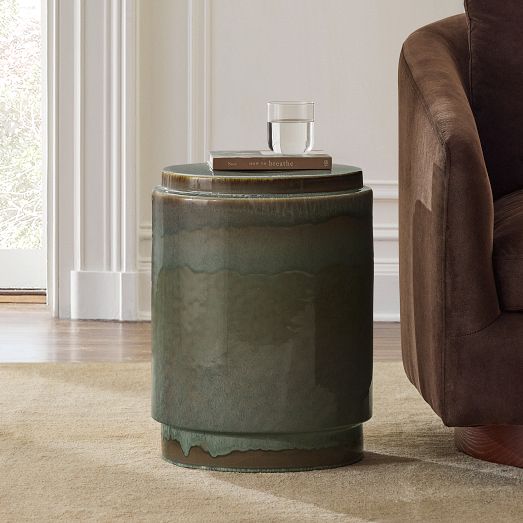 Alanna Ceramic Side Table (14") by West Elm