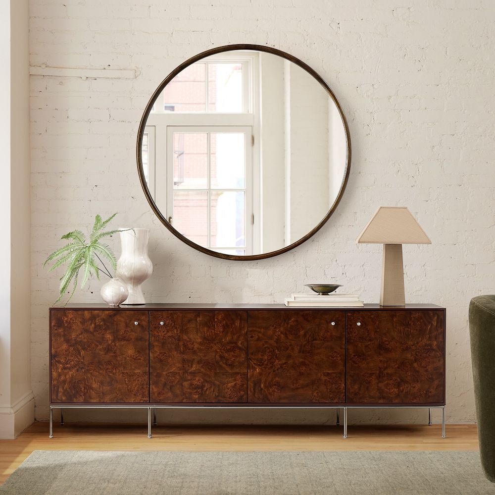 Broome Lacquer & Burl Media Console (72") by West Elm