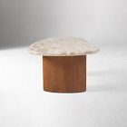 Alora Solid Wood &amp; Marble Coffee Table (44")