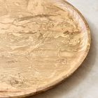 Pierce &amp; Ward Burled Finish Charger