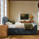 Pierce &amp; Ward Upholstered Sleigh Bed