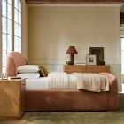 Pierce &amp; Ward Upholstered Sleigh Bed