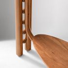 Pierce &amp; Ward Oval Wood Console (44")