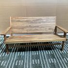 Open Box: Acadia Outdoor Loveseat &amp; Lounge Chair Set - Colonial Teak