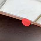 Open Box: Charley C-Side Table (19") - Walnut, Antique Brass