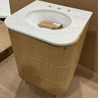 Open Box: Ellington Single Bathroom Vanity (24") - Blonde, No Hardware