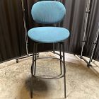 Open Box: Flynn Bar Stool (30") - Performance Velvet Petrol, Dark Bronze