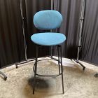 Open Box: Flynn Bar Stool (30") - Performance Velvet Petrol, Dark Bronze