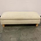 Open Box: Harmony Bench, Full/Queen - Performance Boucle Oatmeal, Blonde