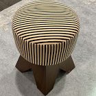 Open Box: Pierce &amp; Ward Swivel Vanity Stool - P&amp;W Stripe, Claro