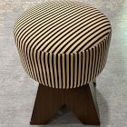 Open Box: Pierce &amp; Ward Swivel Vanity Stool - P&amp;W Stripe, Claro