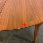 Open Box: Mid-Century Rounded Extendable Dining Table (42"-60" Seats 4-6) - Acorn