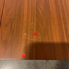 Open Box: Mid-Century Rounded Extendable Dining Table (42"-60" Seats 4-6) - Acorn