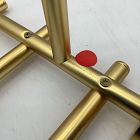 Open Box: Modern Overhang Bathroom Rail Shelf - Antique Brass