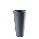 Lightweight Grooved Round Tapered Indoor/Outdoor Planters