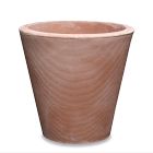 Lightweight Grooved Round Indoor/Outdoor Planters