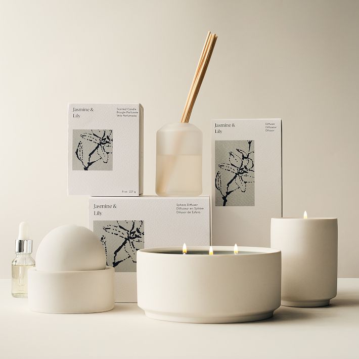 West Elm Homescent Triple Wick Candle | West Elm