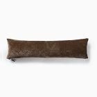 Corded Bias Velvet Lumbar Pillow Cover