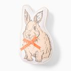 Pink Chicken Bunny-Shaped Pillow