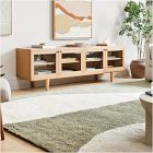 Modern Wave Shag Wool Rug