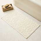Floral Silhouette Bath Mat