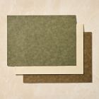 Easy-Care Rectangle Faux Leather Placemat Sets