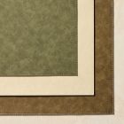 Easy-Care Rectangle Faux Leather Placemat Sets