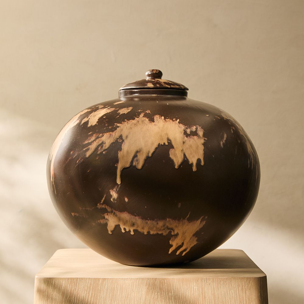 Modern Ceramic Ginger Jar by West Elm