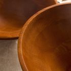 Rina Wooden Serve Bowls